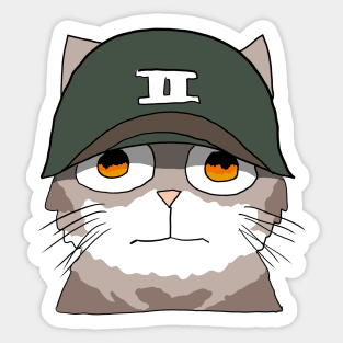 War Cat Sticker